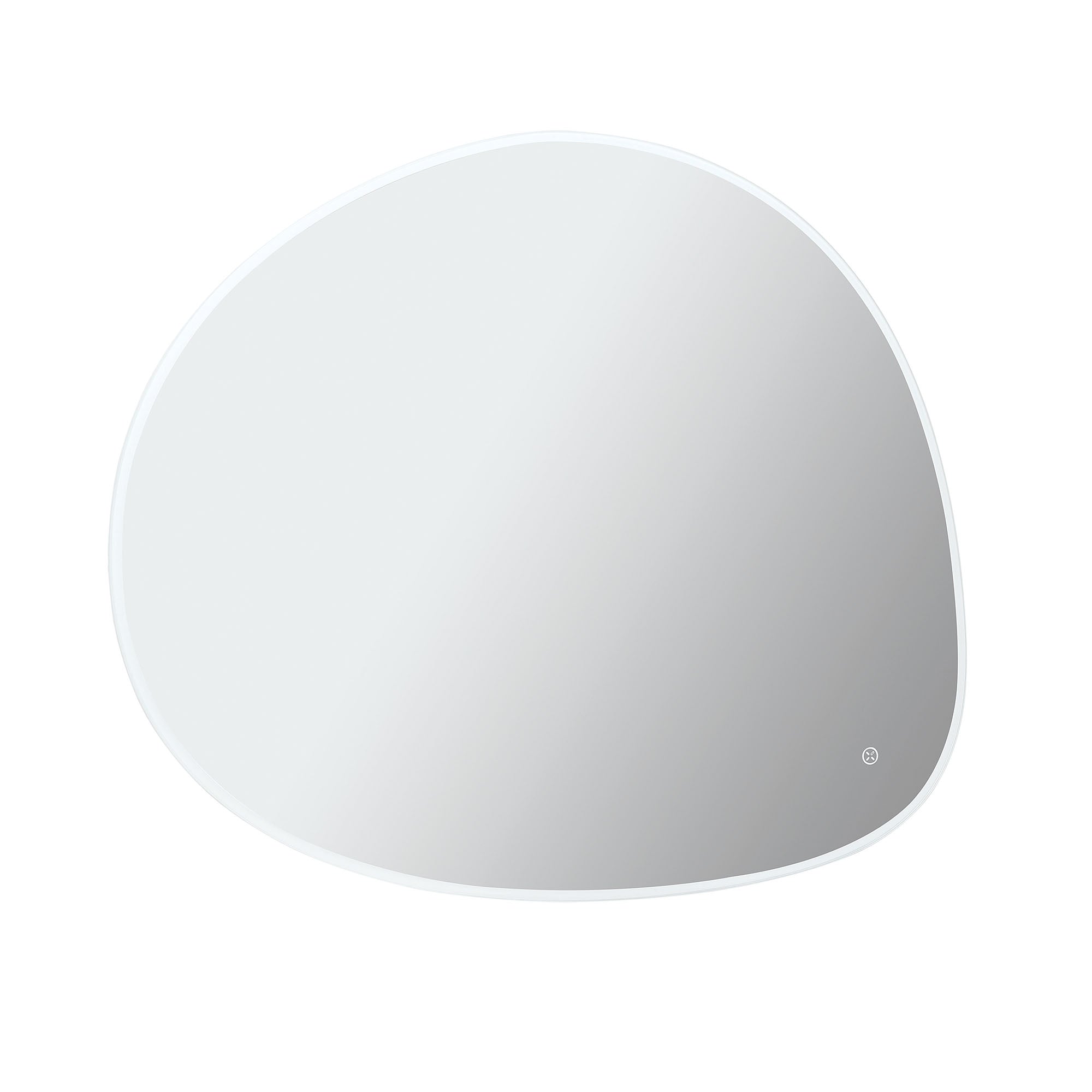 crosswater mada led bathroom mirror 500x700mm landscape