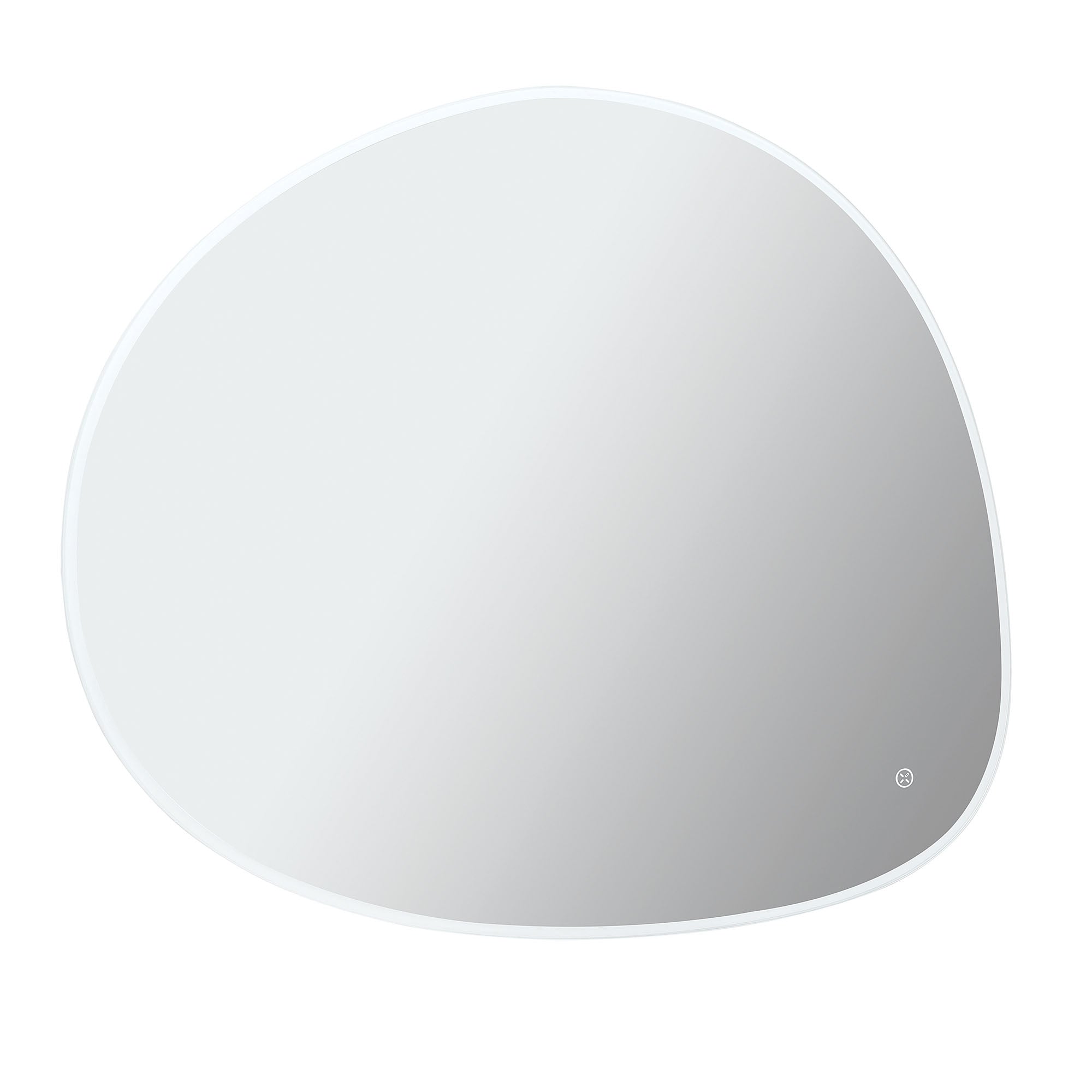 crosswater mada led bathroom mirror 700x900mm landscape