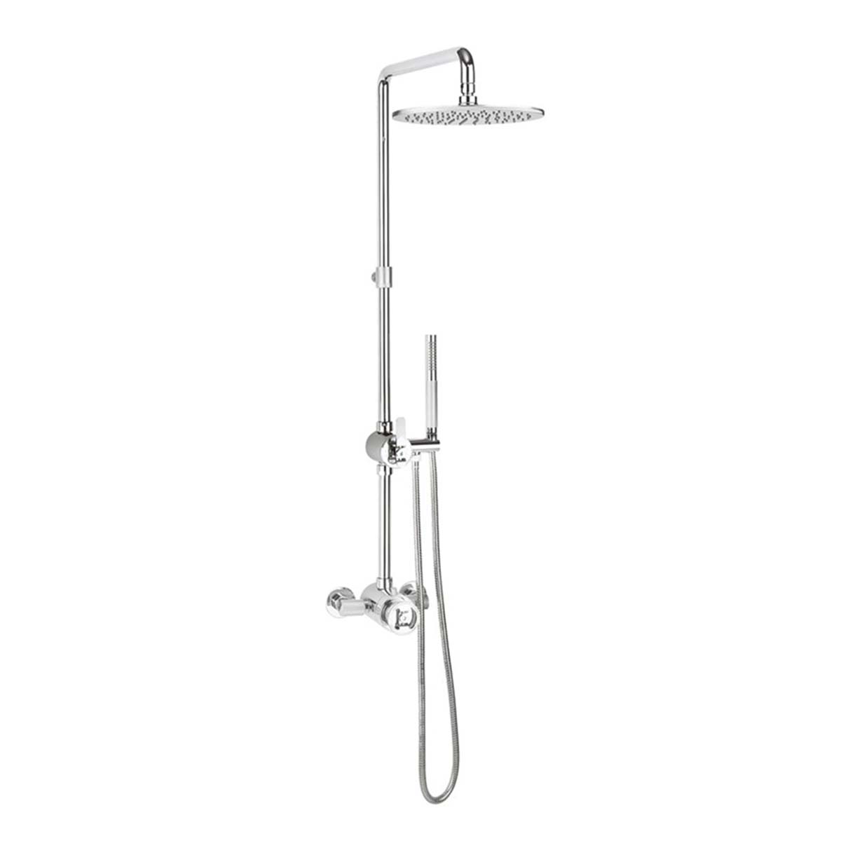 crosswater union thermostatic multifunction shower kit chrome