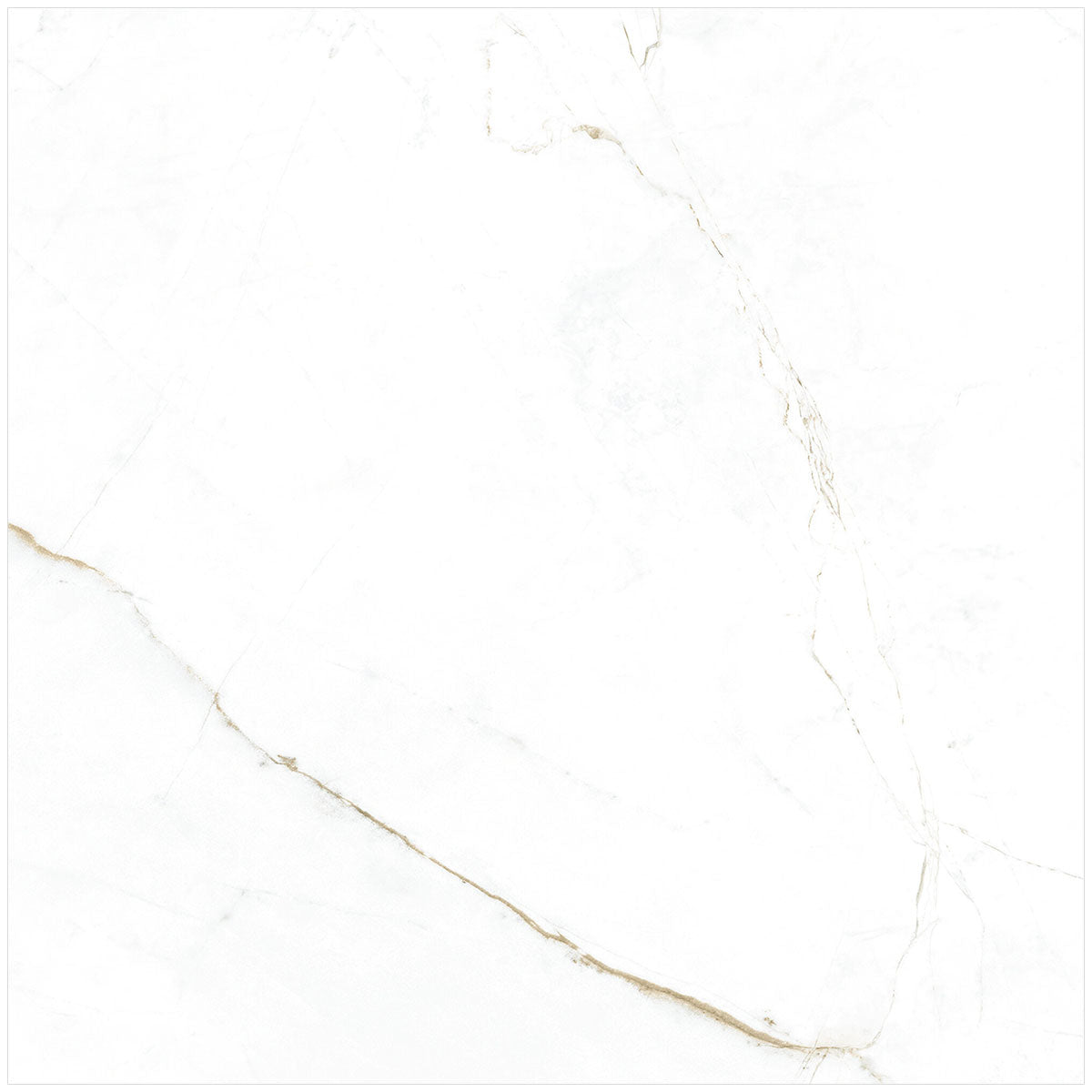 Dual 4D Shaped Marble Effect Porcelain Tile Matt 100x100cm