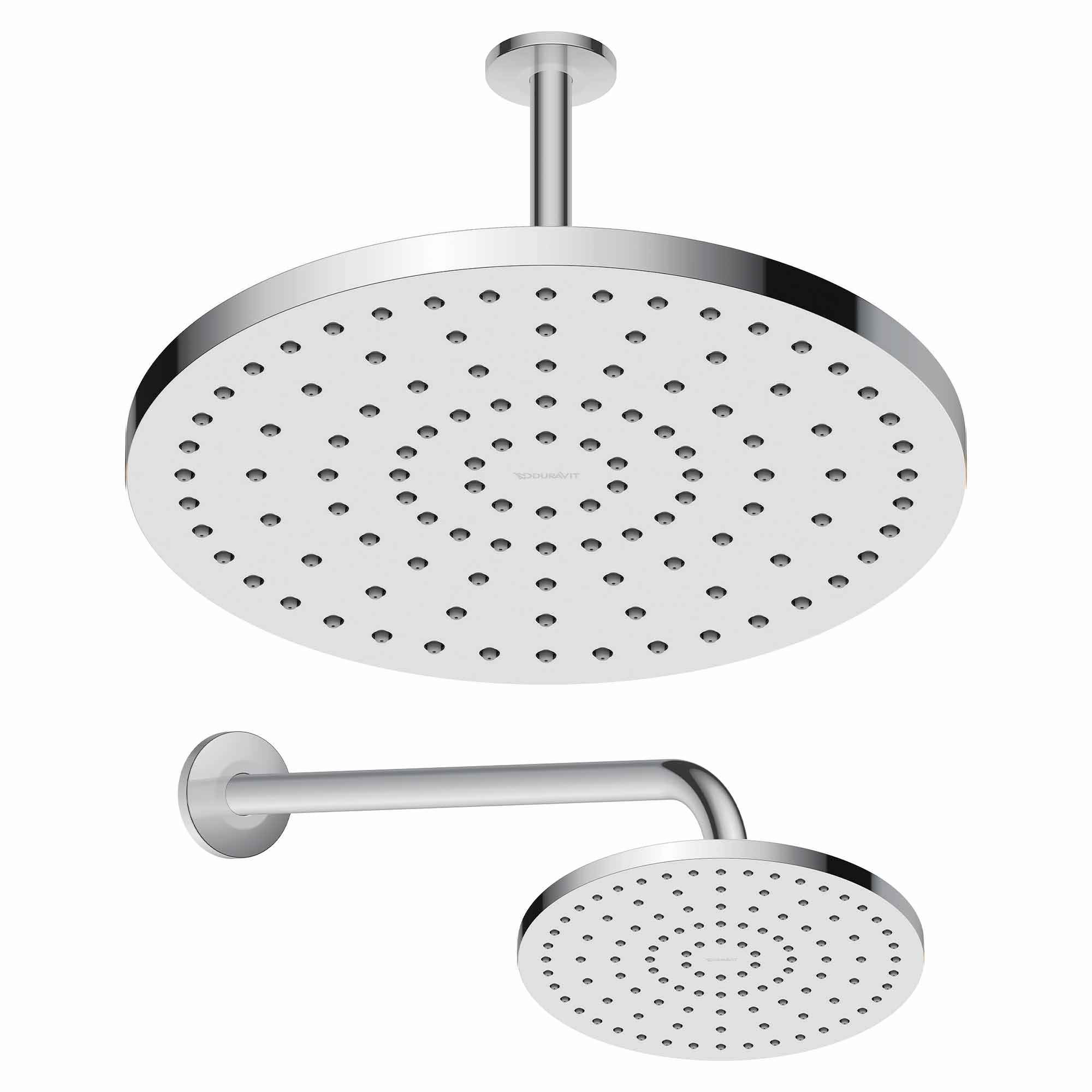 duravit 1jet 250 minusflow showerhead chrome