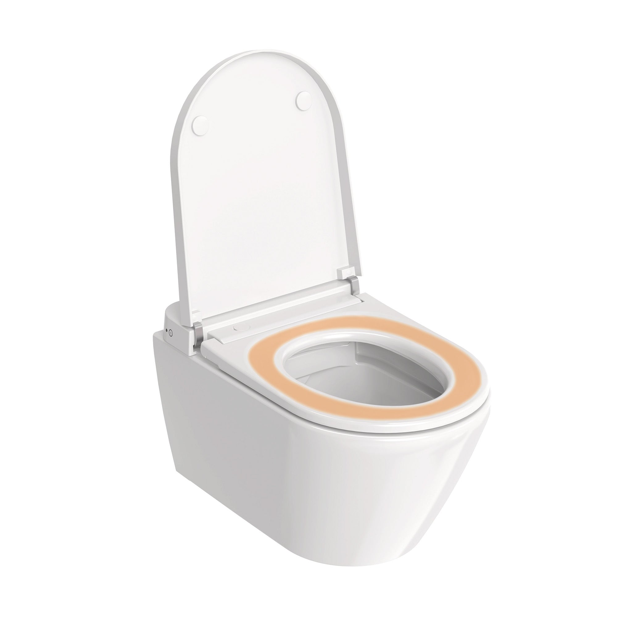 Duravit Sensowash D-Neo Rimless Wall Mounted Shower WC With Soft Close Toilet Seat