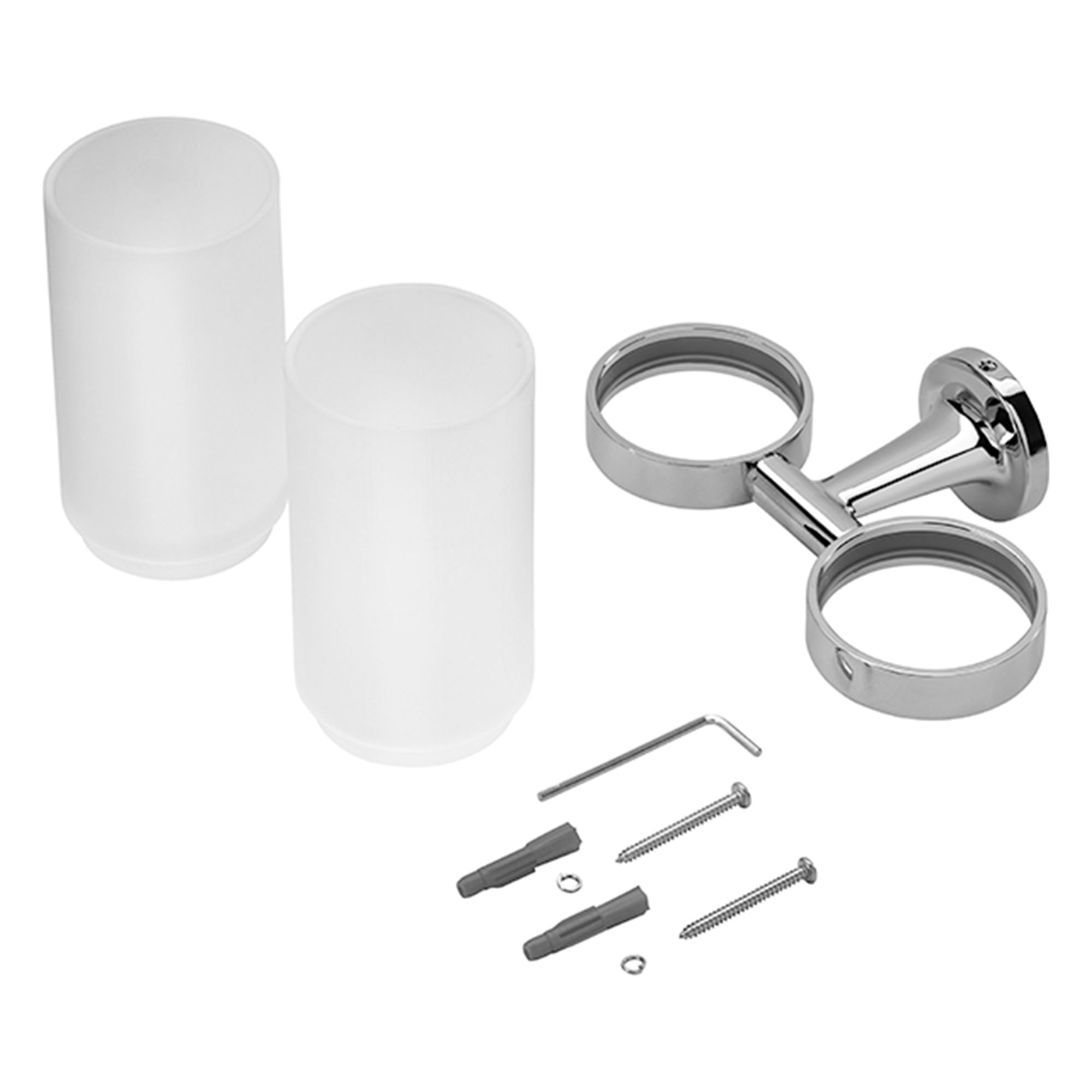 duravit starck t double tumbler holder chrome