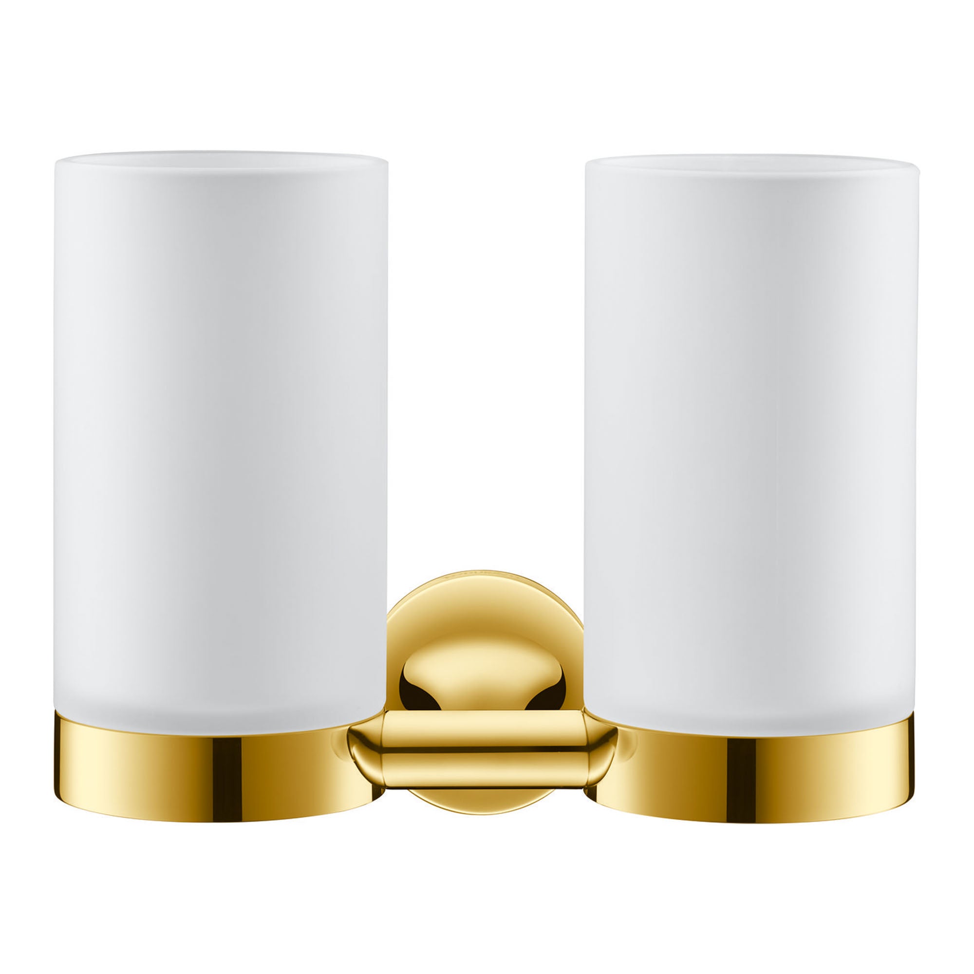 duravit starck t double tumbler holder polished gold