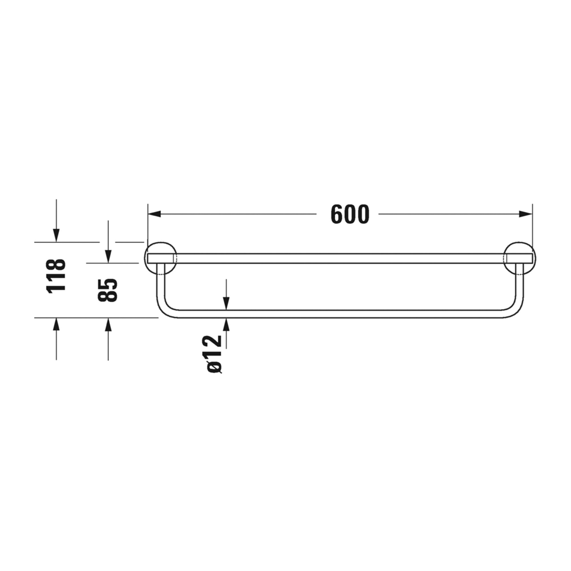 duravit starck t towel rack