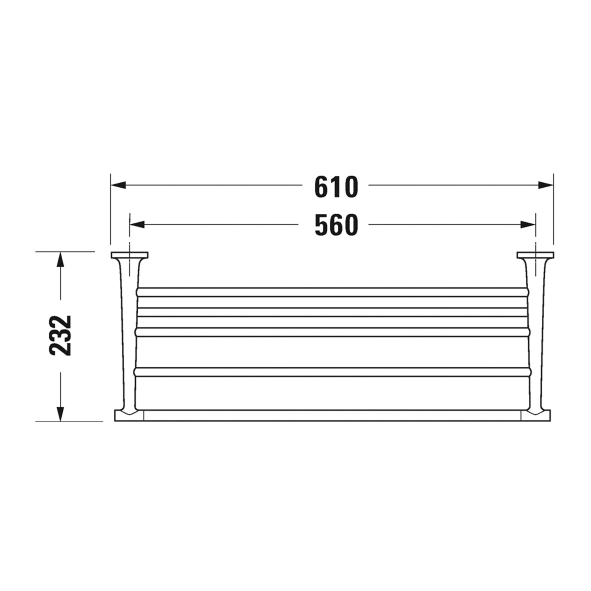 duravit starck t towel rack