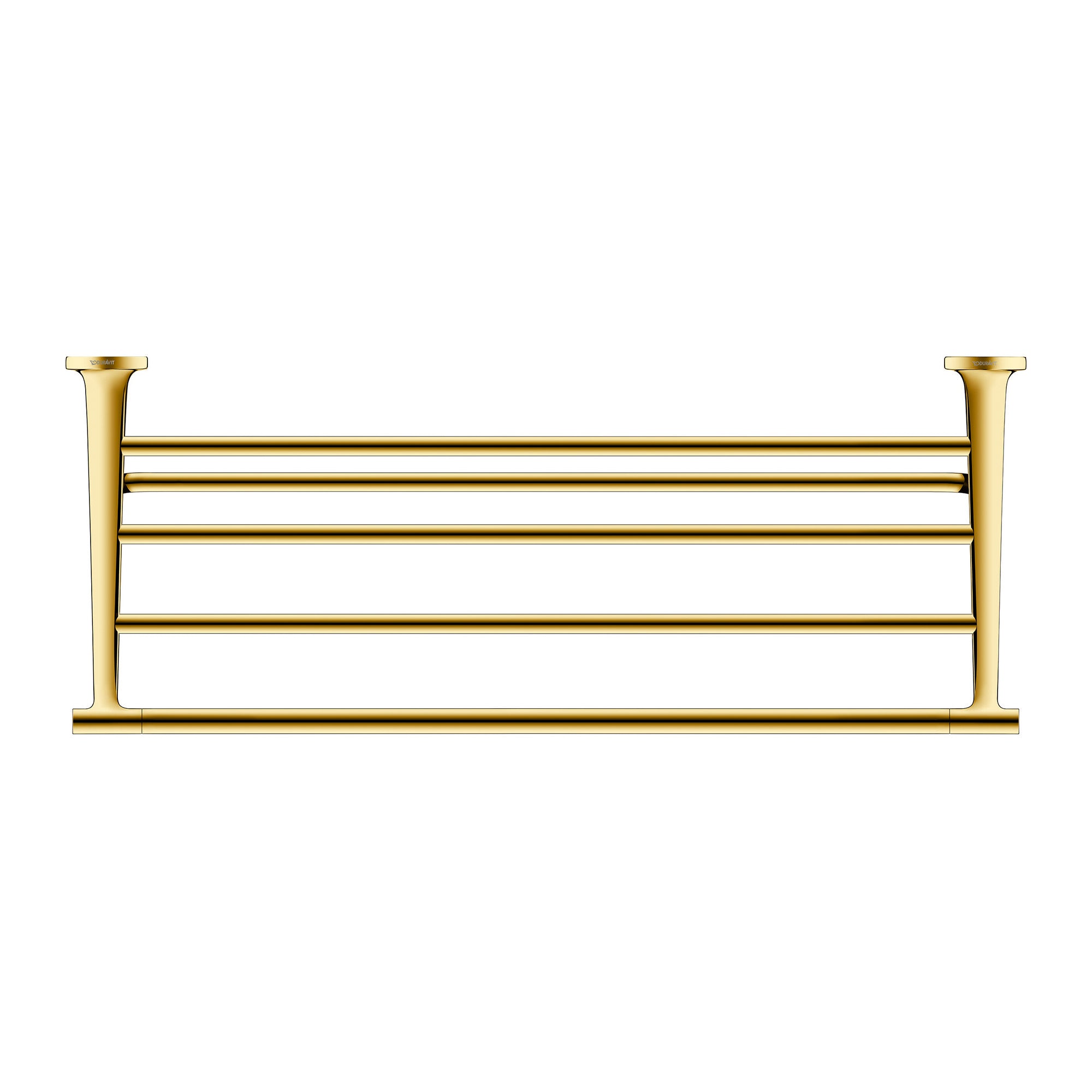 duravit starck t towel rack polished gold