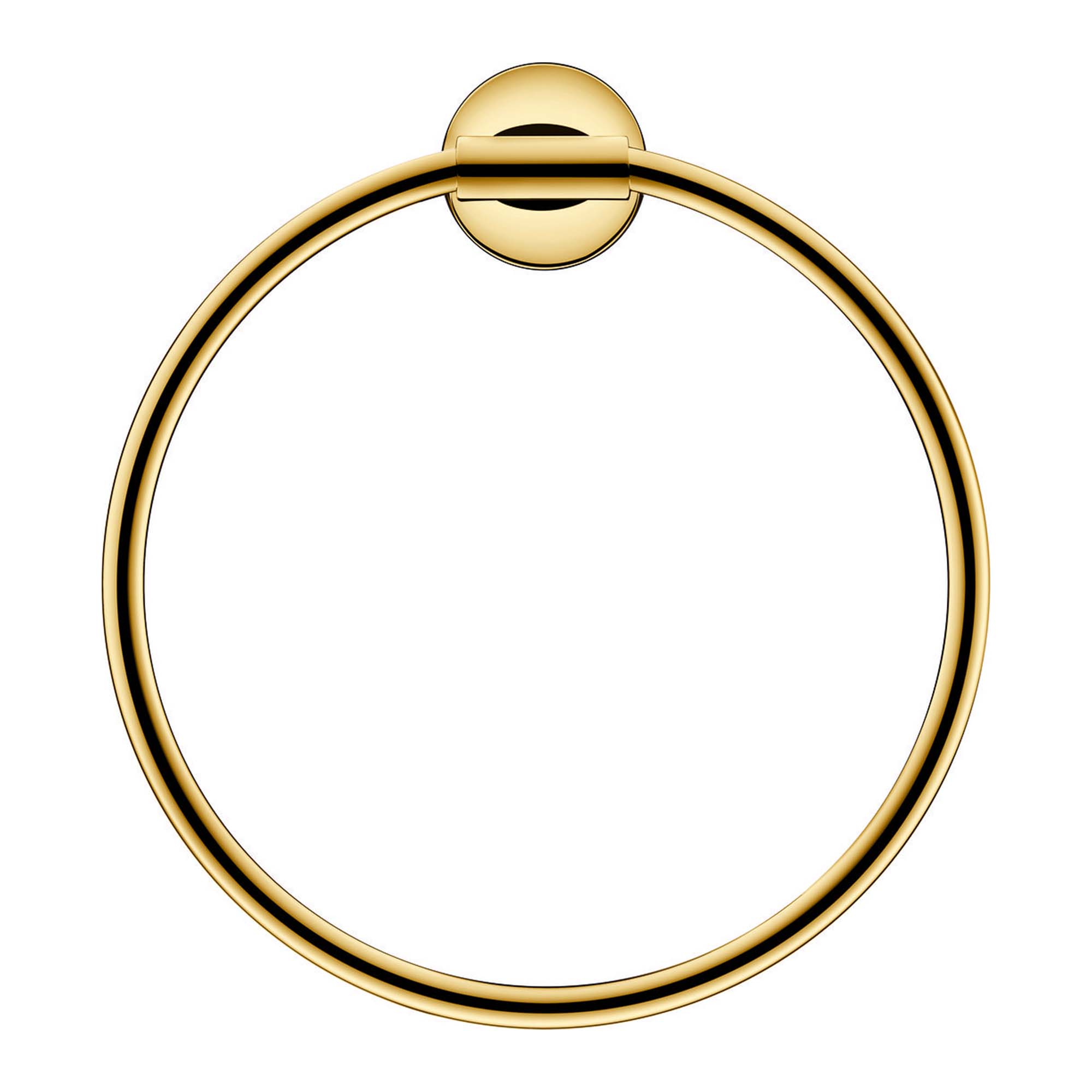 duravit starck t towel ring polished gold