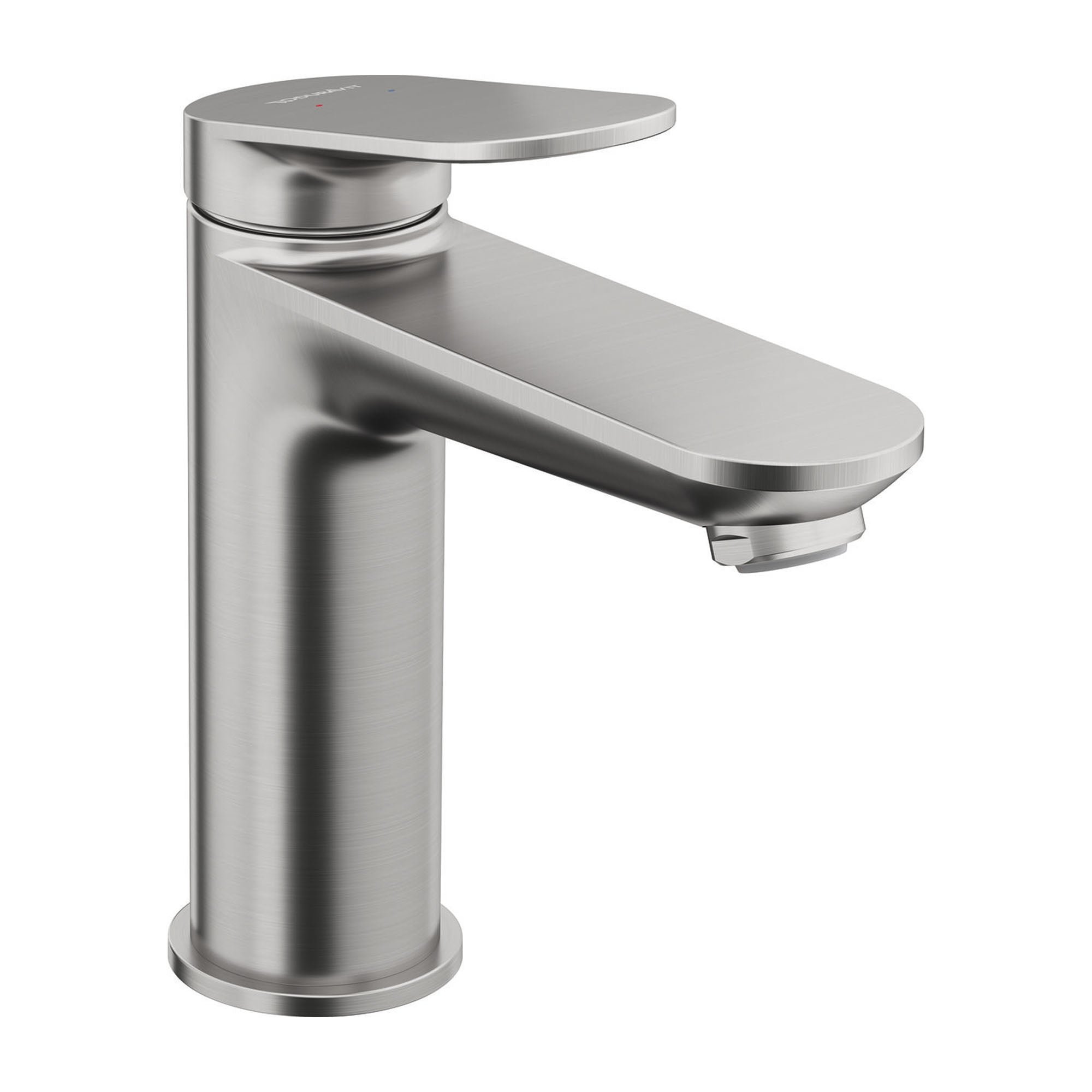 duravit wave single lever basin mixer brushed stainless steel