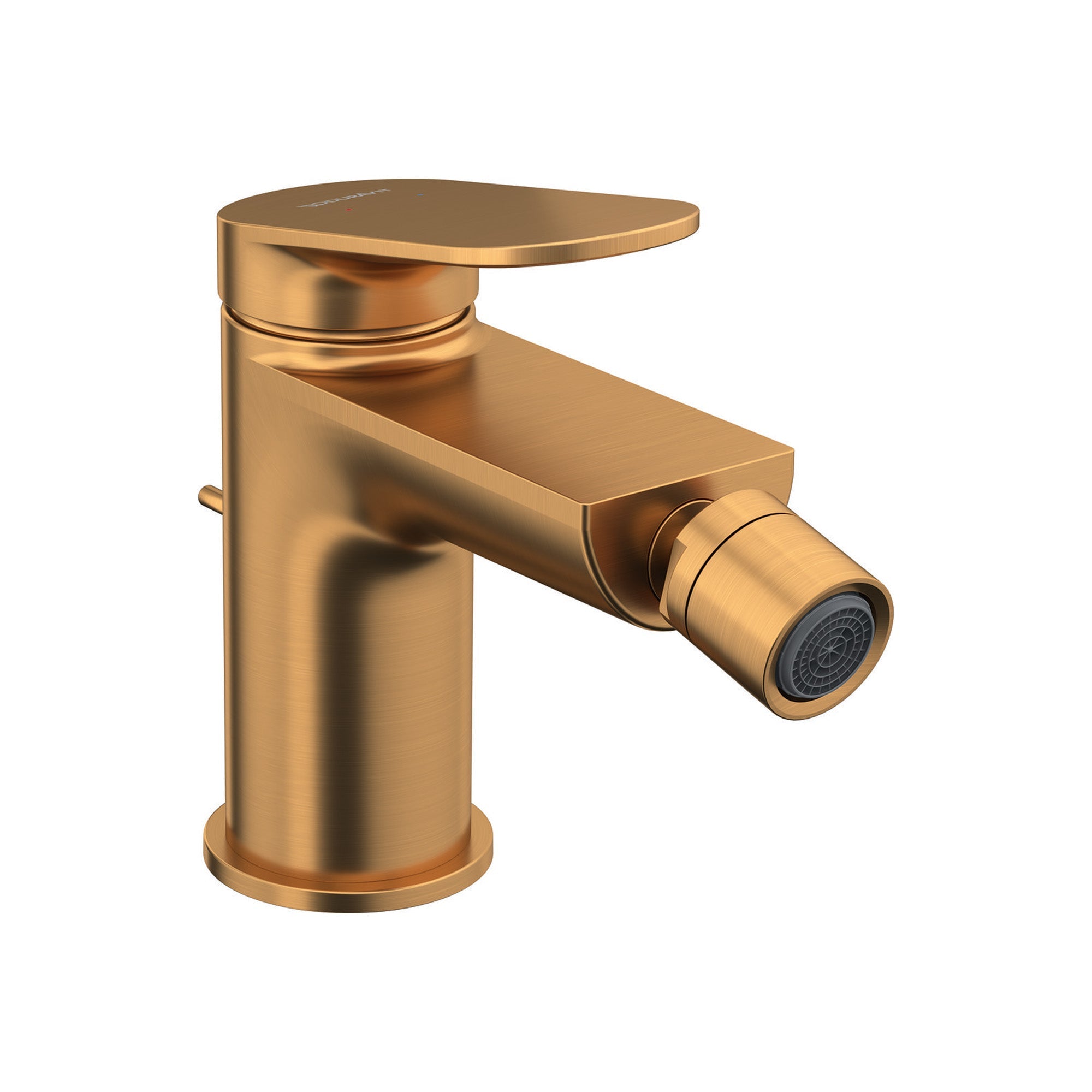 duravit wave single lever bidet mixer brushed bronze