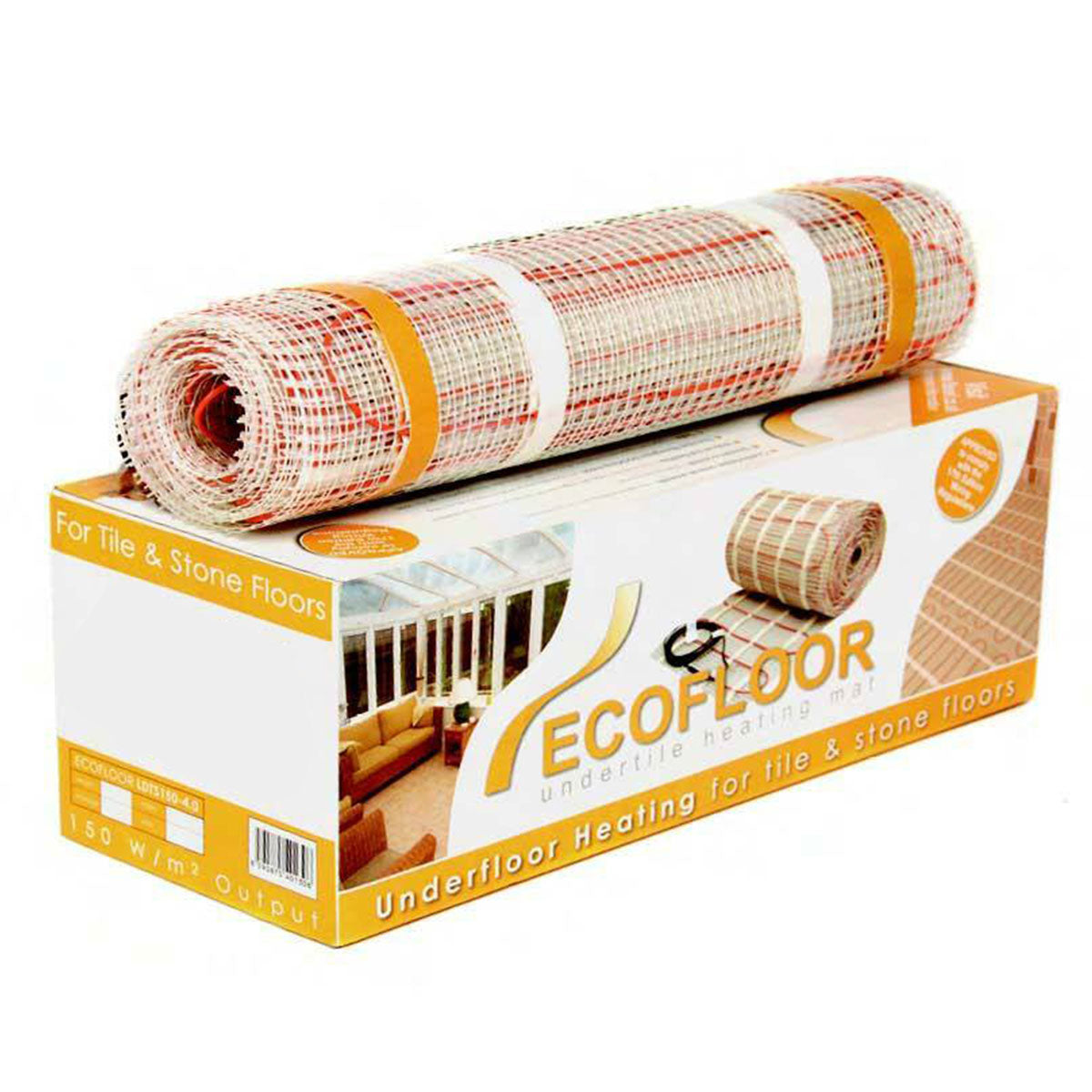 ECOFLOOR Electric Underfloor Heating Mat - 150W / m2