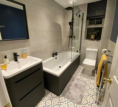 Granlusso Enzo 600 Floorstanding 2-Drawer Vanity Unit with Basin