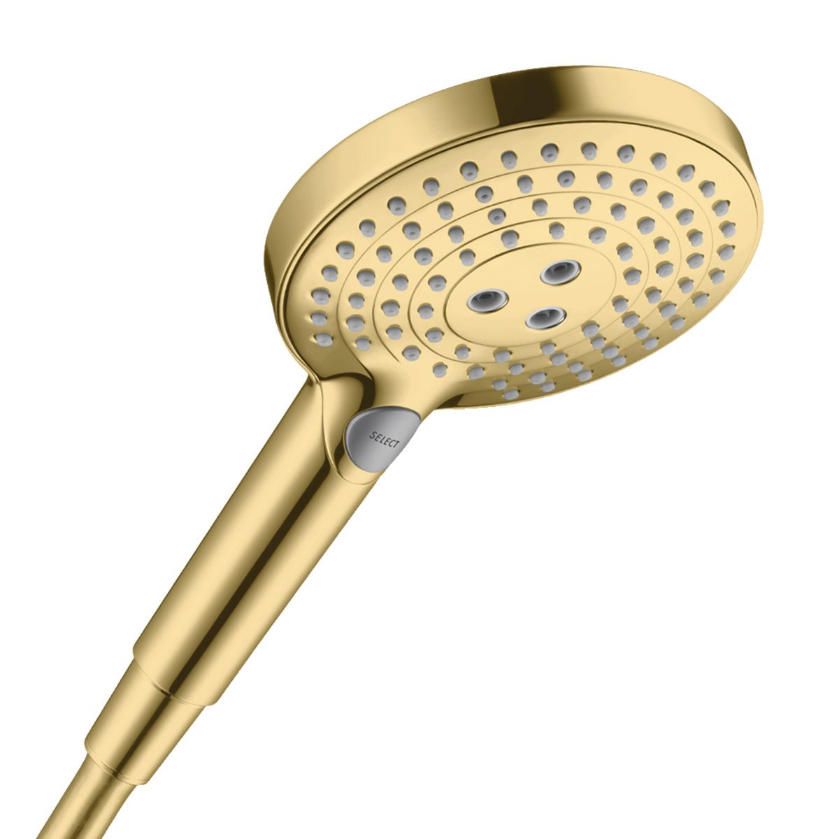 Hansgrohe select handset shower gold