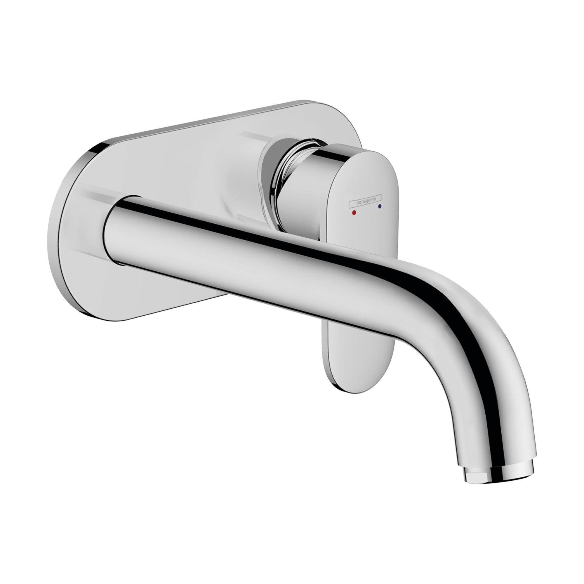 hansgrohe vernis blend 2 hole wall mounted basin mixer chrome