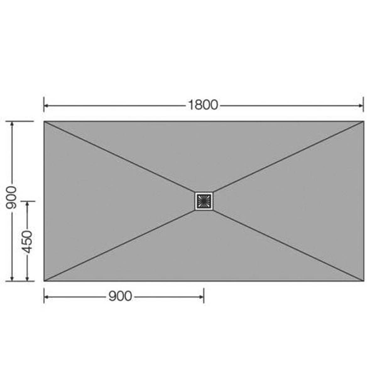 jackoboard aqua flat shower tray board 1800x900x20mm