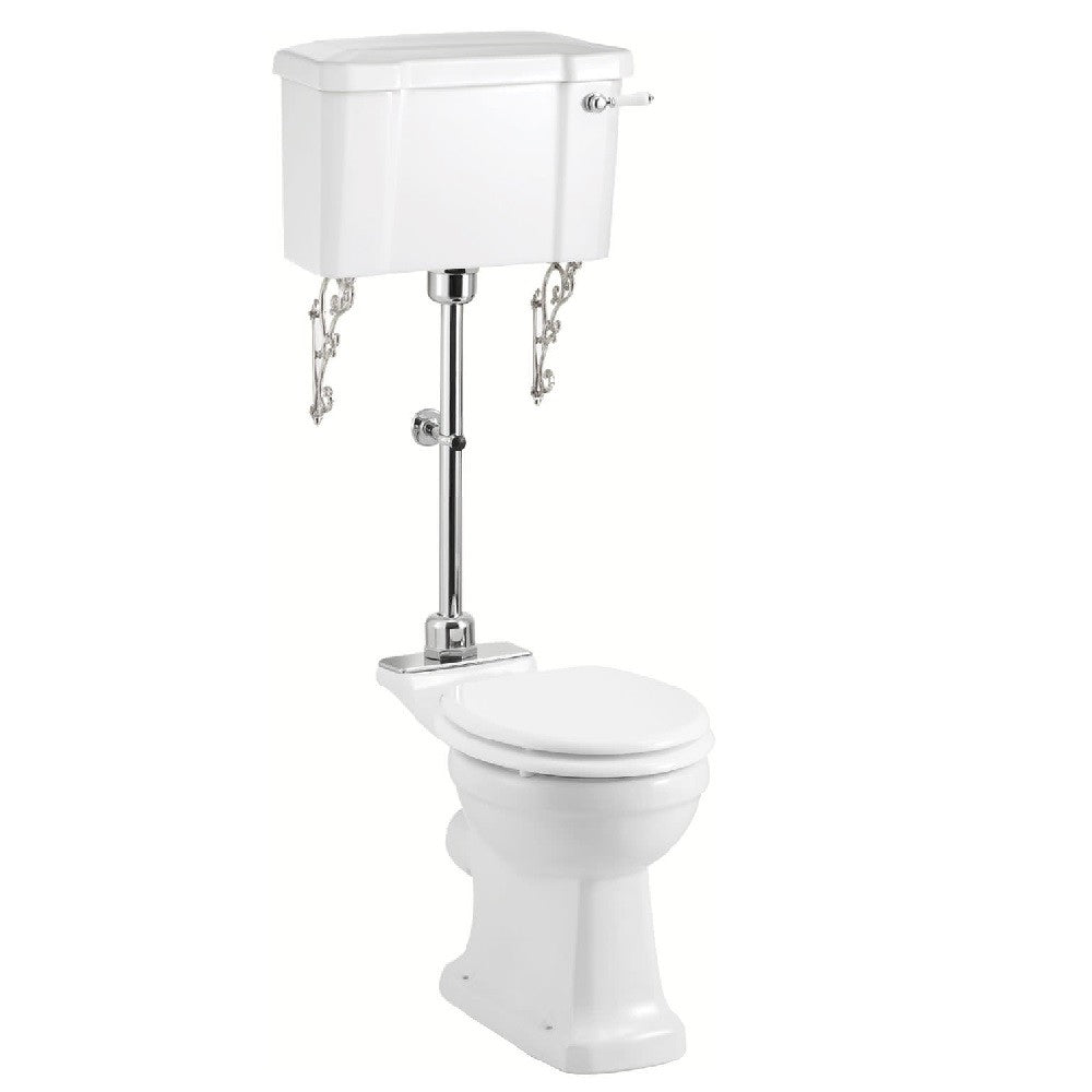 Burlington Standard Medium Level Traditional Toilet Deluxe Bathrooms UK
