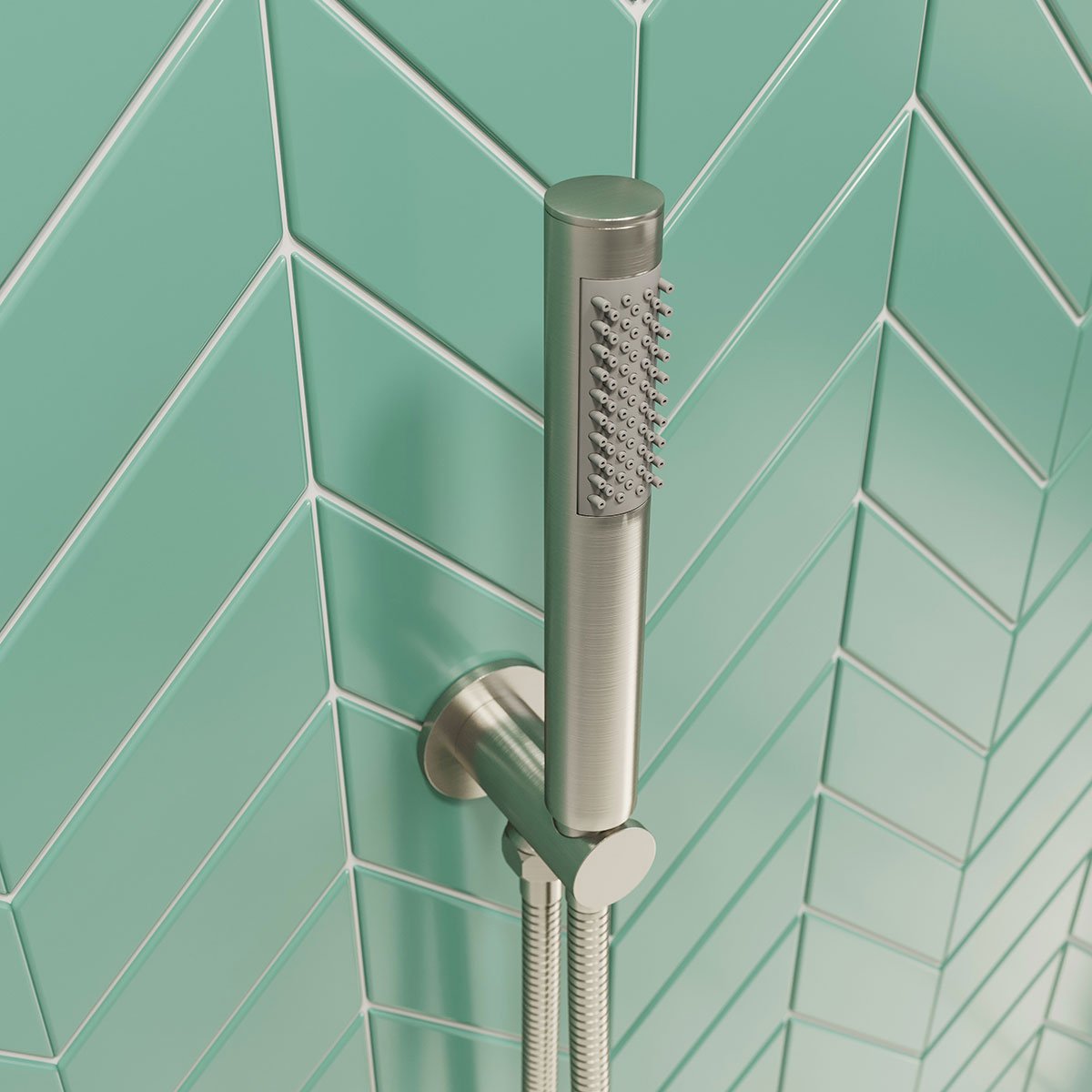 Crosswater MPRO Dual Outlet Thermostatic Shower Valve With Pencil Handset and Bath Spout