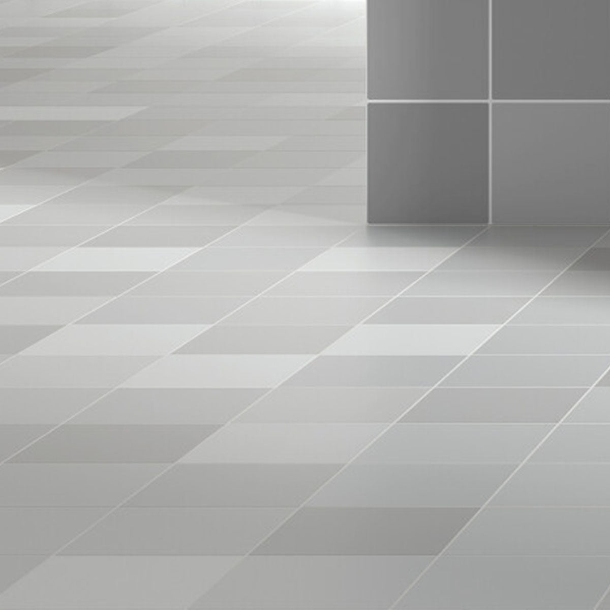 rubik silver porcelain tile 12x12cm matt