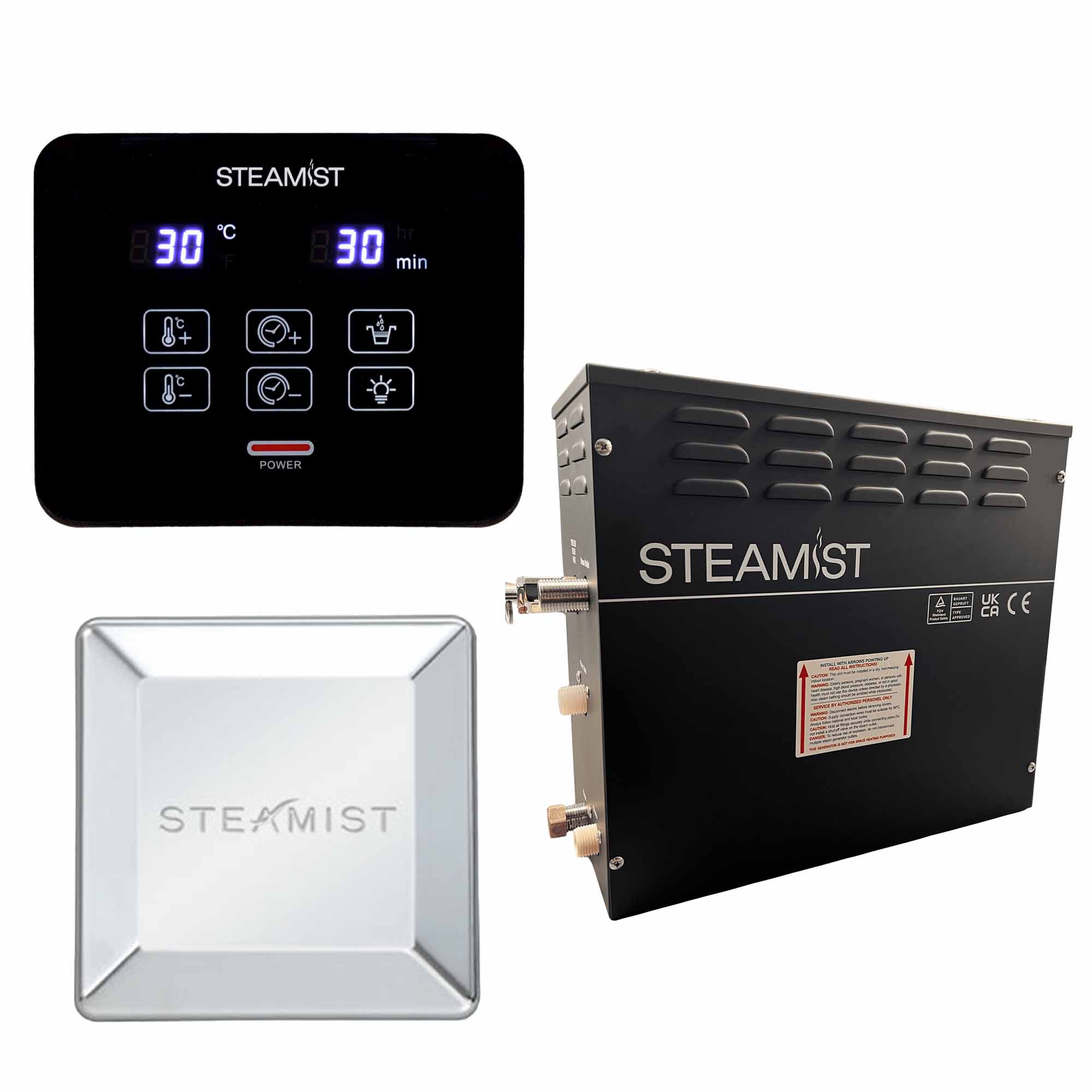 steamist steam shower generator kit chrome