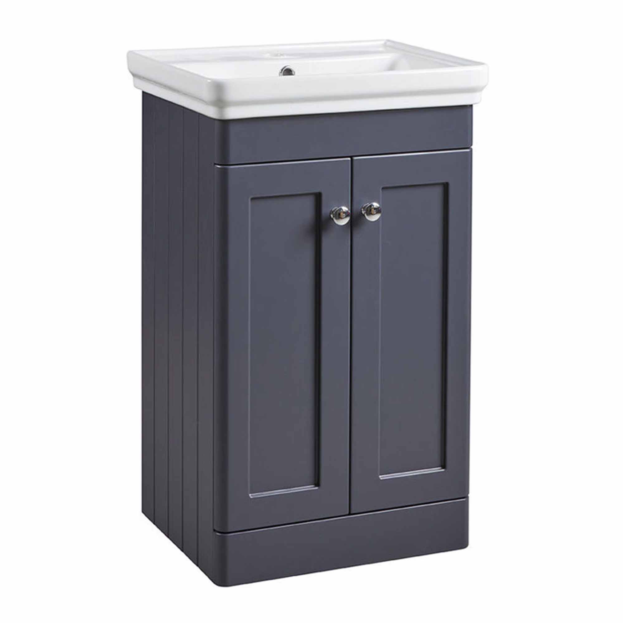 tavistock marston 500 floorstanding vanity unit matt dark grey